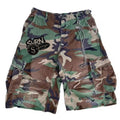 (Preorder)Camo Patch Cargo Shorts