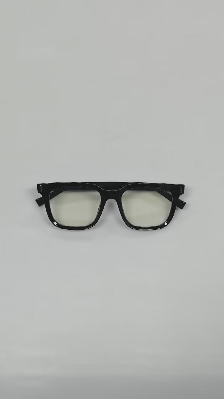 Black Signature Glass Clear Lens